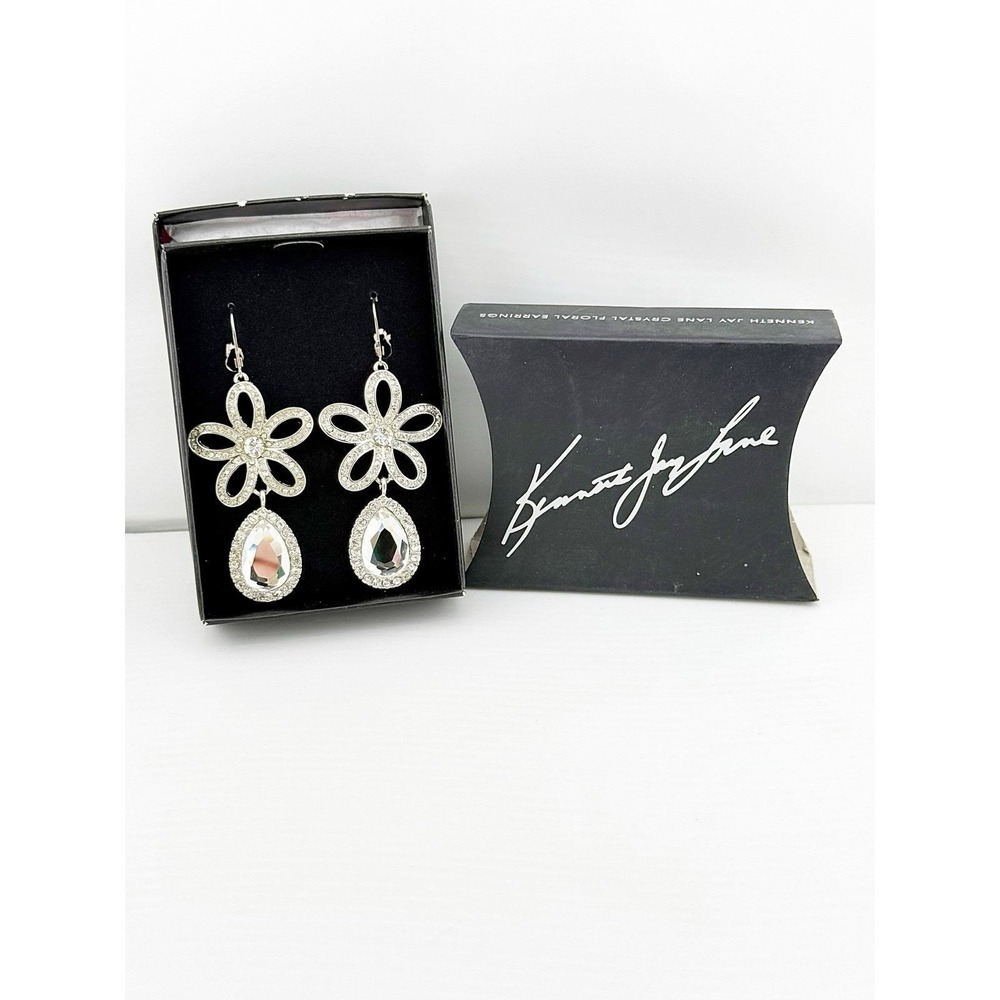 Kenneth Jay Lane for Avon 2010 high fashion costume jewelry earrings. New